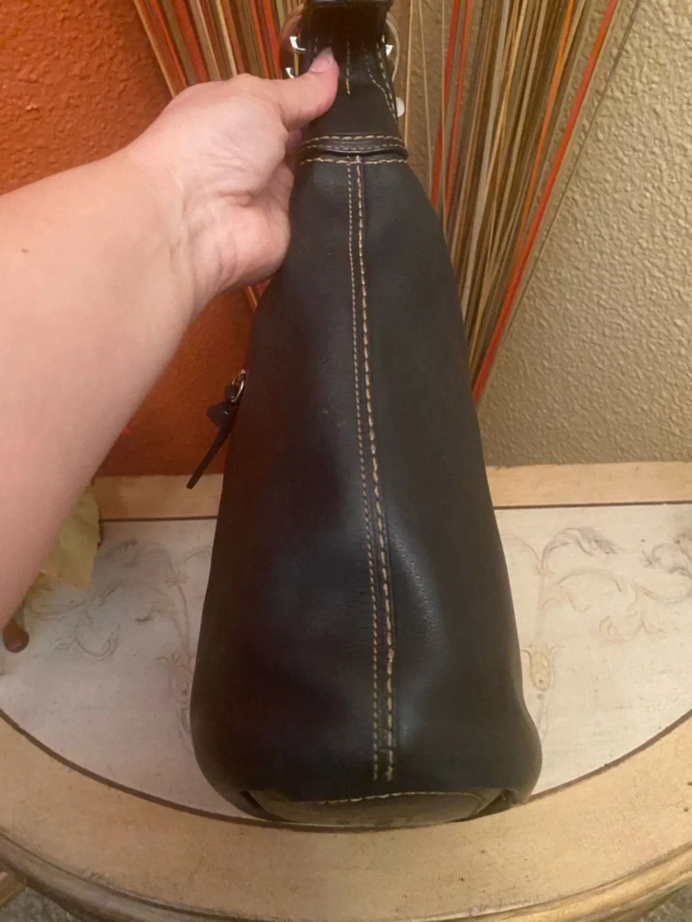 Coach - Vintage/Y2K - EUC - Bleecker Black Leather Bucket Duffle Shoulder Bag